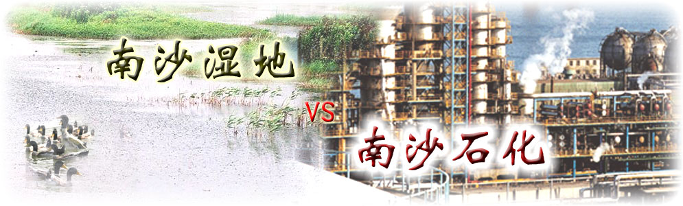 南沙湿地VS南沙石化
